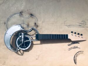 Stroh-ukulele, corps et esquisse